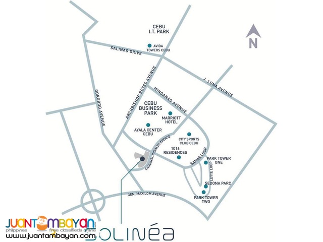 Solinea @ Cebu Business Park, Cebu City 2 Bedroom Unit (Tower 1-3