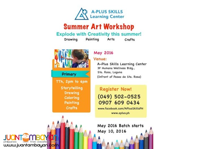 Summer Art Workshop May 2016 Batch