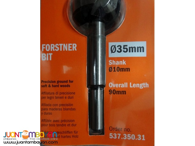 CMT 537.350.31 Forstner Bit, 35mm (1-3/8-inch) Diameter, 10mm Shank