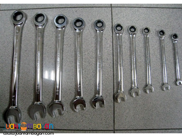 Craftsman 10-piece English Ratcheting Wrench Set