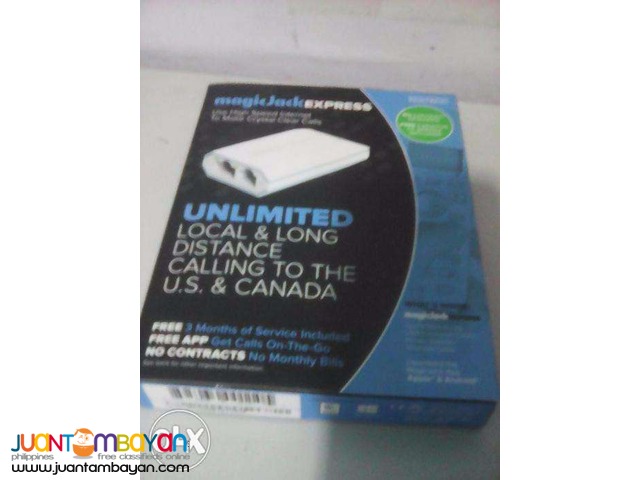 magicJack EXPRESS + Free 3 months Unlimited Calling magicJack EXPRESS + Free 3 months Unlimited Calling