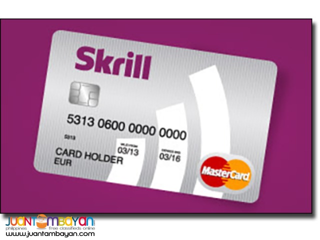 Skrill Mastercard - Get your Free Mastercard