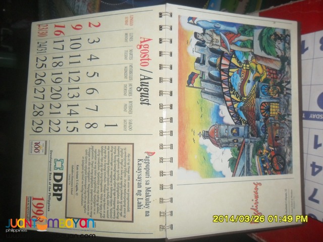 PHILIPPINE CENTENNIAL CALENDAR - 1998