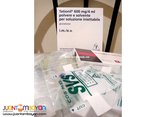 Tationil 600mg Glutathione IV Complete Set 600mg x 10 Tationil 600mg Glutathione IV Complete Set 600mg x 10