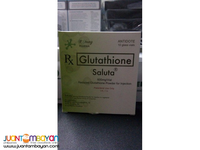 Saluta 600mg Glutathione IV Complete Set 600mg x 10