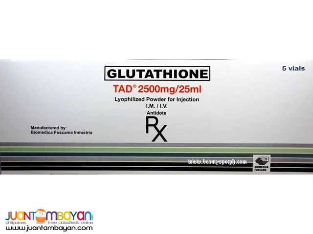 TAD Glutathione 2500 mg Complete Set 5 vials TAD Glutathione 2500 mg Complete Set 5 vials