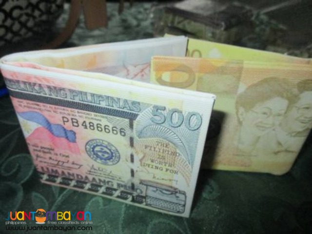  Peso bill bi-fold wallet so unique choose your denomination