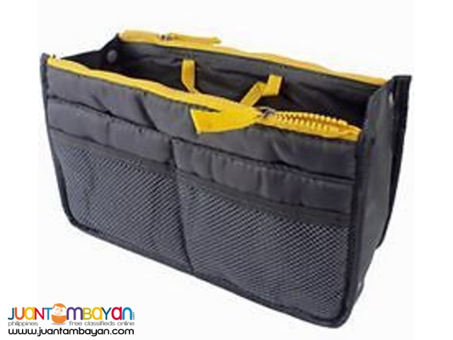 Dual Bag in a Bag Organizer travel cosmetic Mesh Pouch