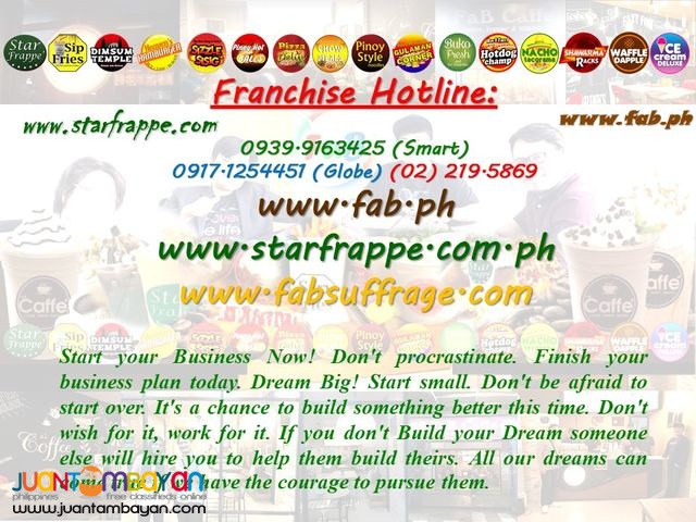 Star Frappe'  | Milk Tea & Frappe'  Business Franchise 