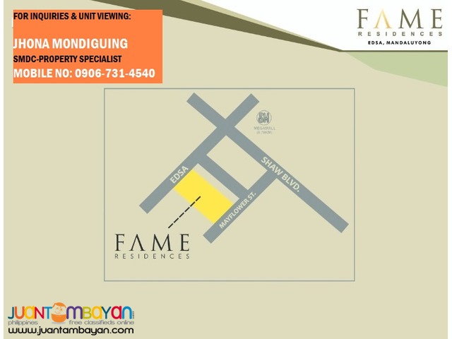 FAME RESIDENCES-10K MONTHLY! PreSelling - NO Downpayment 