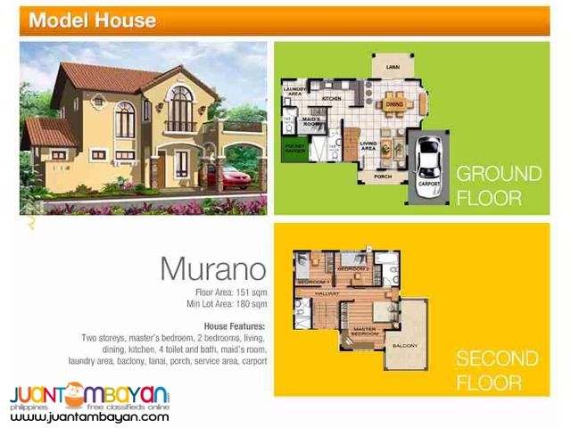 2-Storey Single Detached House for sale as low as P50,696 mo amort