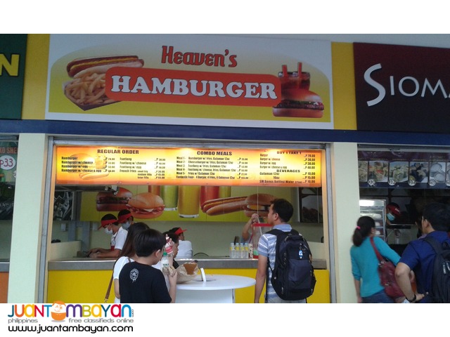 Heaven's Hamburger Food Cart Franchise 179K Only