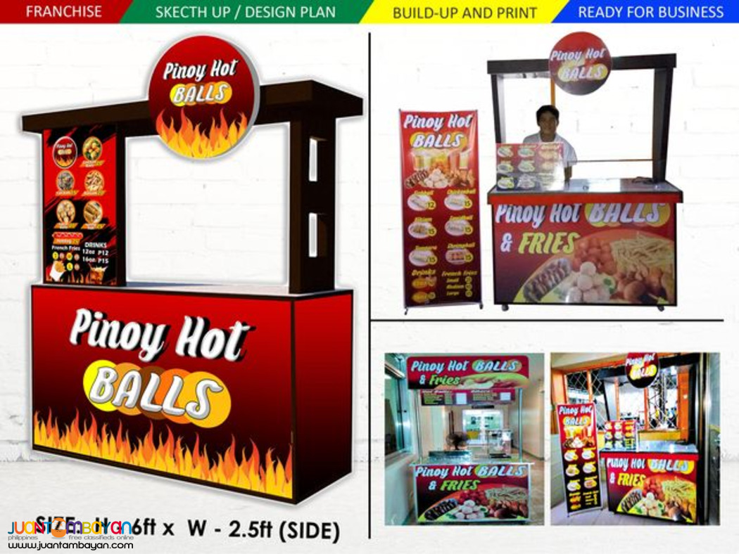 Pinoy Hotballs & Fries Food Cart Franchise 149K Only