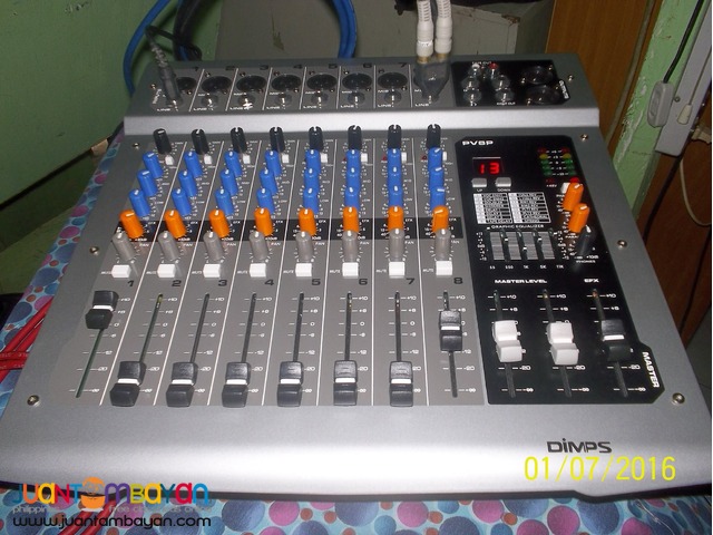 dimps powered mixer 350w 8 channel 