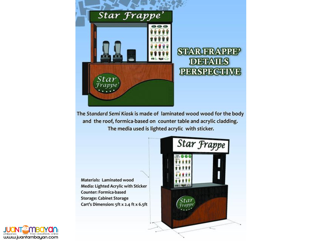 Star Frappe Food Cart Franchise P179,000 Only