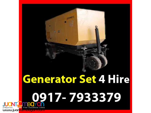 Generator Set Rental Hire Manila Philippines Generator Set Rental Hire Manila Philippines