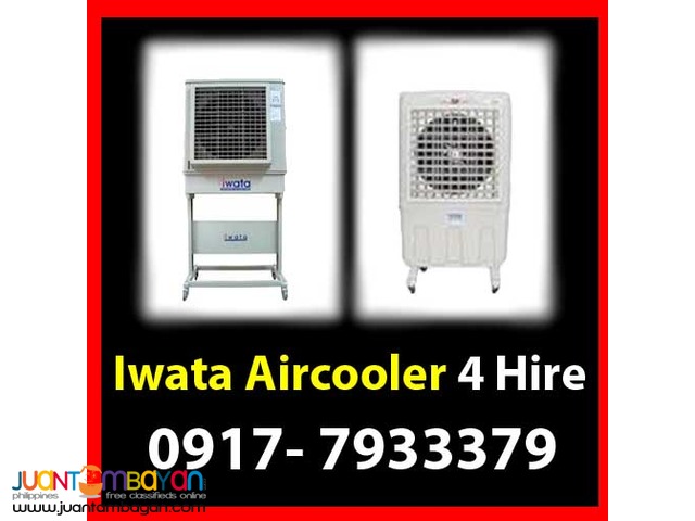 Iwata Aircooler Rental Hire Manila Philippines