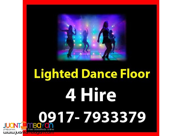 Lighted Dance Floor Rental Hire Manila Philippines