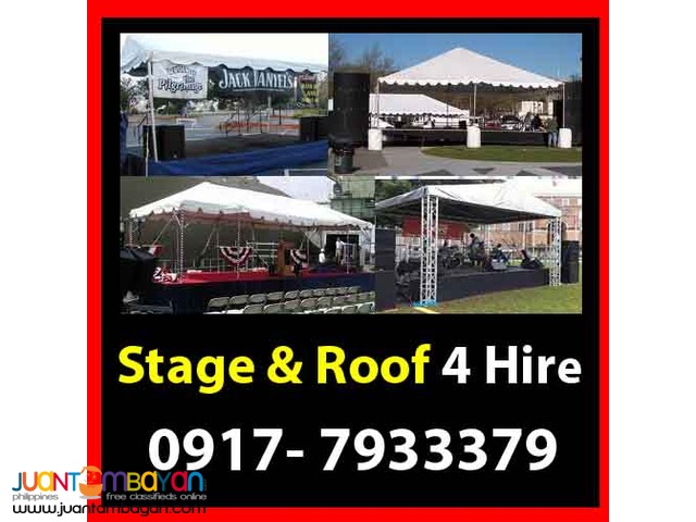 Stage & Roof Rental Hire Manila Philippines