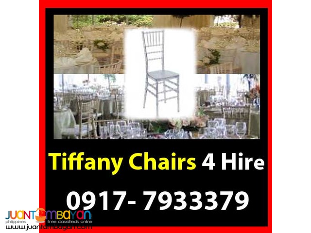 Tiffany Chairs Rental Hire Manila Philippines