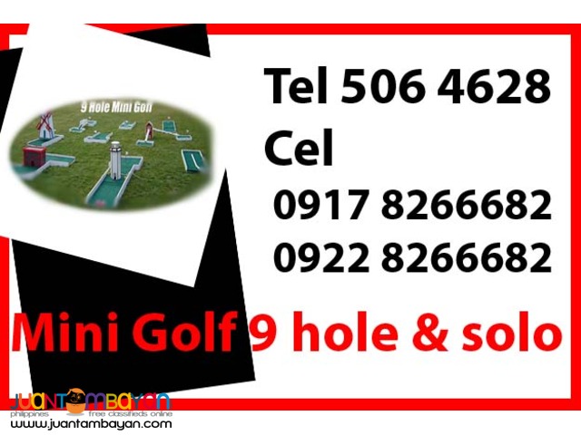 Mini Golf 9 hole & Solo Rental Hire Manila Philippines