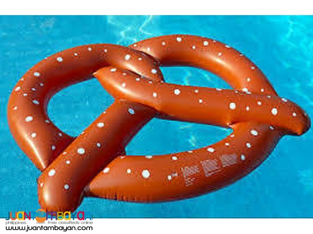 Giant Pretzel Pool Inflatable Floater 
