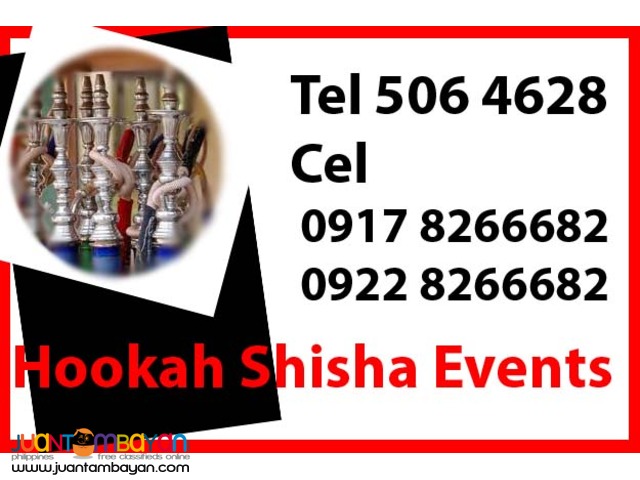 Hookah Shisha Events Rental Hire Manila Philippines