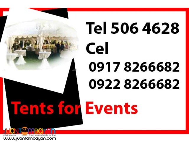 Tents for Events Rental Hire Manila Philippines