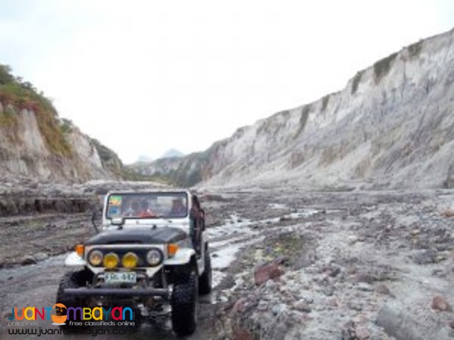 Popular activity, Mt Pinatubo tour Popular activity, Mt Pinatubo tour