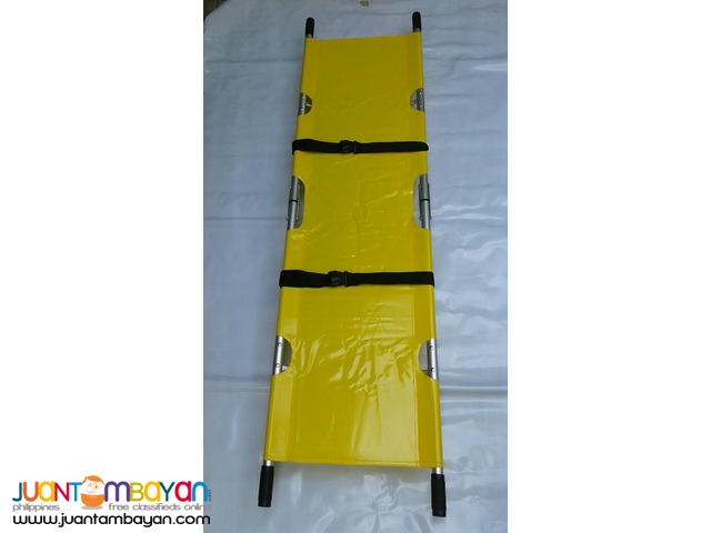 Aluminum 2 Fold Stretcher Yellow