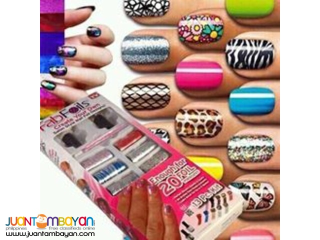 Fab Foils Nail Art Kit As seen on T.V