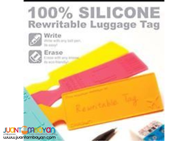 Silicone Rewritable Luggage bag 