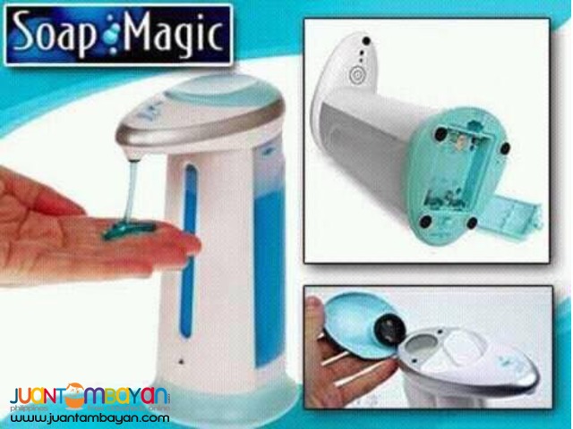 Soap Magic Hands Free Touch-Free Hand Sanitizer Liquid Soap Dispenser