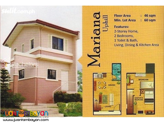 2-Storey Single Attached House for sale as low as P16,417 mo amort