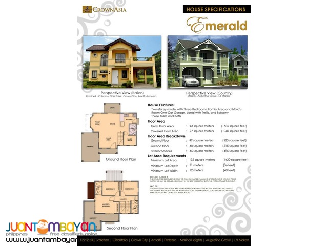 Emerald Of Amalfi By Crown Asia – Luxury Homes For Sale In Cavite