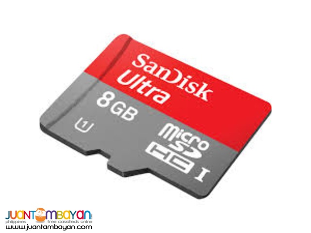 Sandisk 8GB MICRO SD CARD ULTRA(CLASS 10)