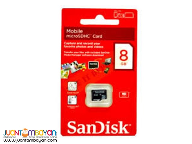 Sandisk 8GB MICRO SD