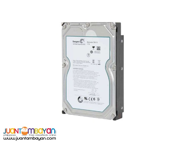 SEAGATE 1TB 7200 SATA HDD SEAGATE 1TB 7200 SATA HDD