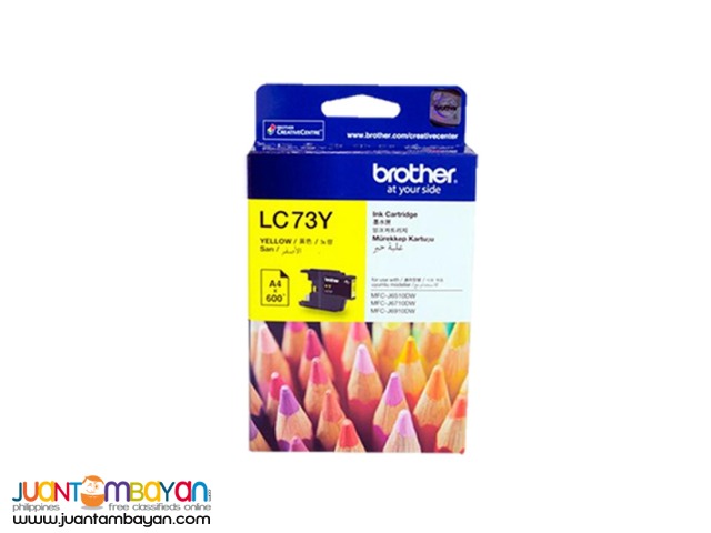 BROTHER INK LC73 YELLOW BROTHER INK LC73 YELLOW