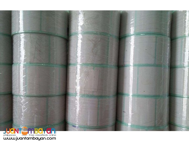 Weatherproof White Polyester Barcode Sticker, Property Tag Sticker Weatherproof White Polyester Barcode Sticker, Property Tag Sticker