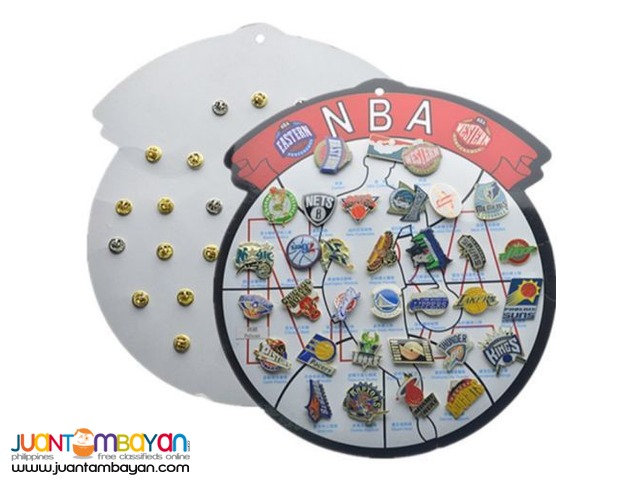 2015-2016 Season NBA Set 33pcs Basketball Club Badge Pin Metal 