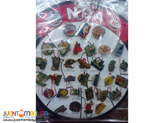 2015-2016 Season NBA Set 33pcs Basketball Club Badge Pin Metal 