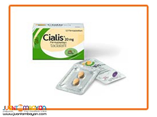 Branded Cialis 20 mg 4 tablet per box