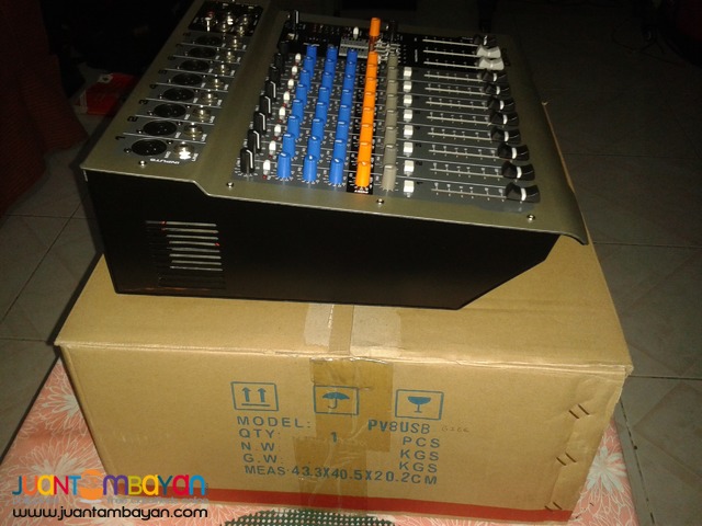 Powered amplifier dimps 8 channel mixer