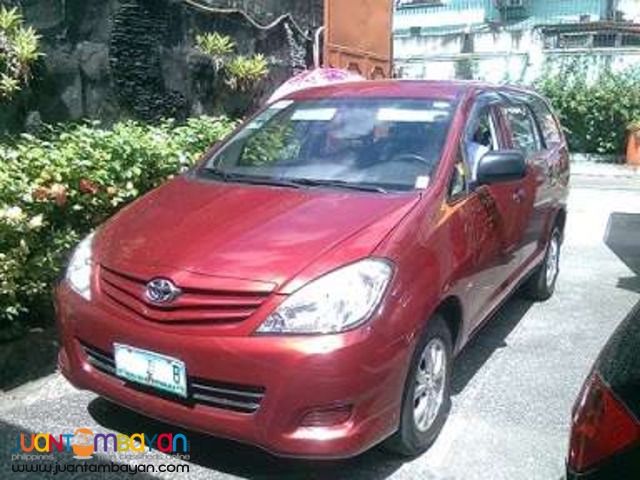 09 toyota innova e 09 toyota innova e