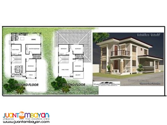 model house to be constructed on your own lot 