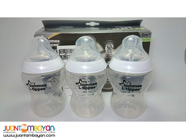 Tommee Tippee Closer to Nature Feeding bottles 9oz cloudy white
