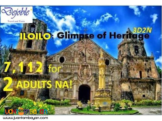 BOHOL Free and Easy Tour Package 9,372 for 2 ADULTS NA!
