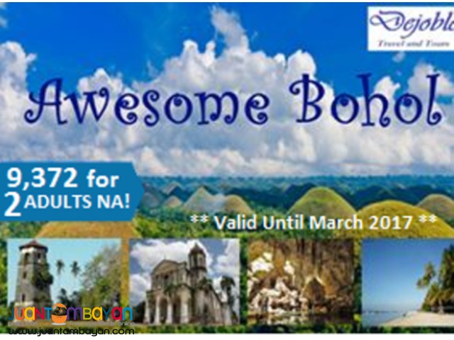 Cebu Free and Easy Tour Package  6,472 for 2 ADULTS NA!