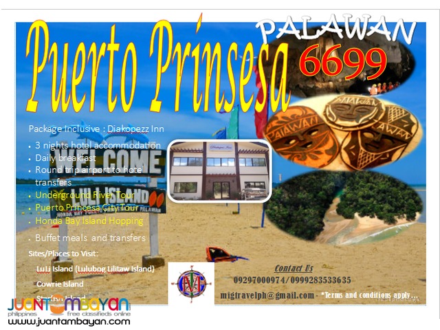 puerto prinsesa palawan tour package 4 days 3nites